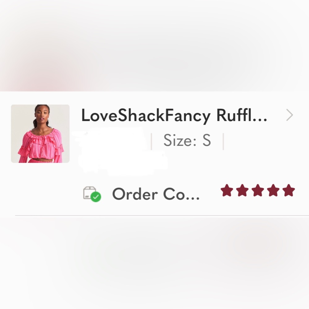 LoveShackFancy Ruffle Popover Top - Picture 4 of 13